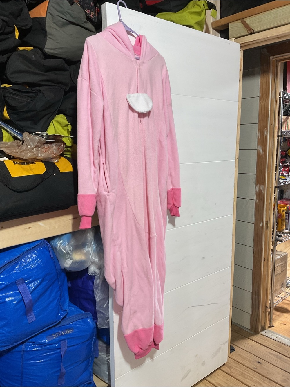 Cozy Pink Hooded Pajama the stitch